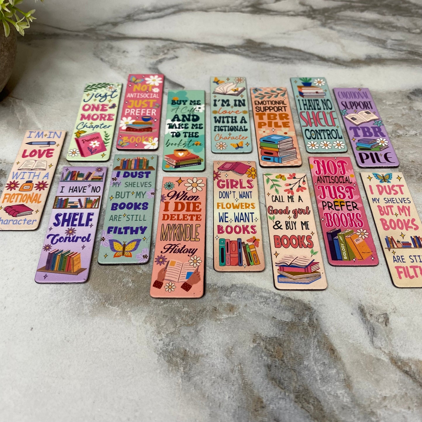 Bookmark - Books & Reading Magnetic Mix