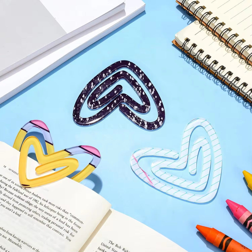 Jumbo Paperclip - Heart Notebook Paper - PREORDER