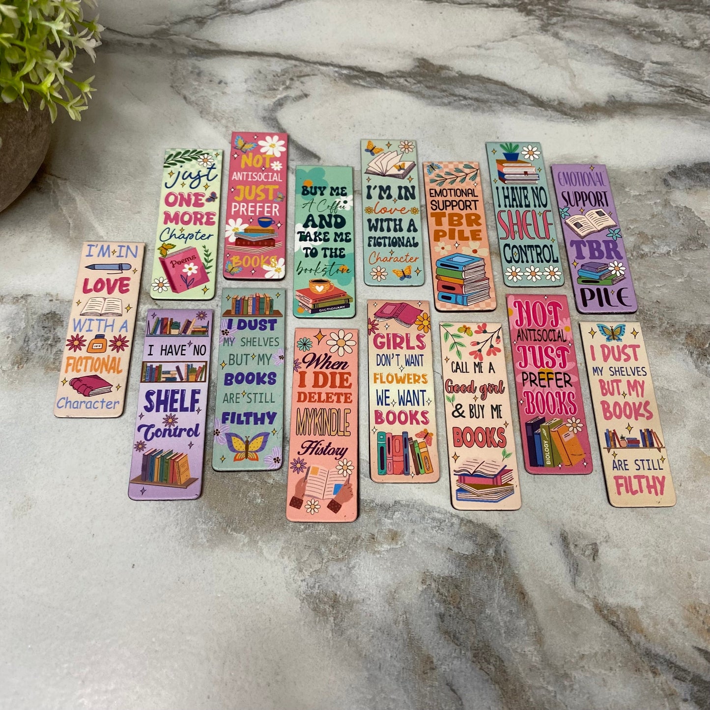 Bookmark - Books & Reading Magnetic Mix