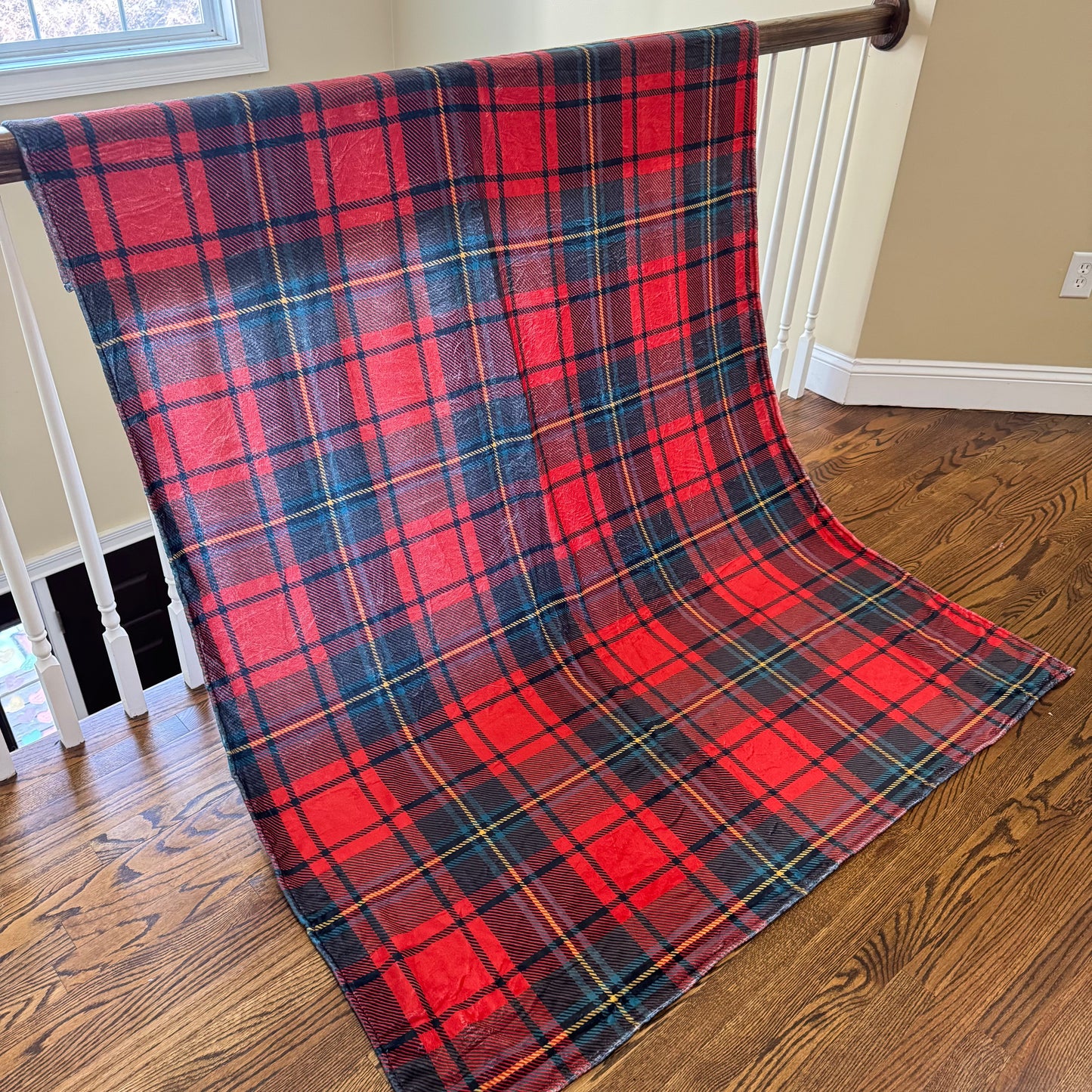 Blanket - Christmas - Red Plaid - PREORDER ENDS 10/10