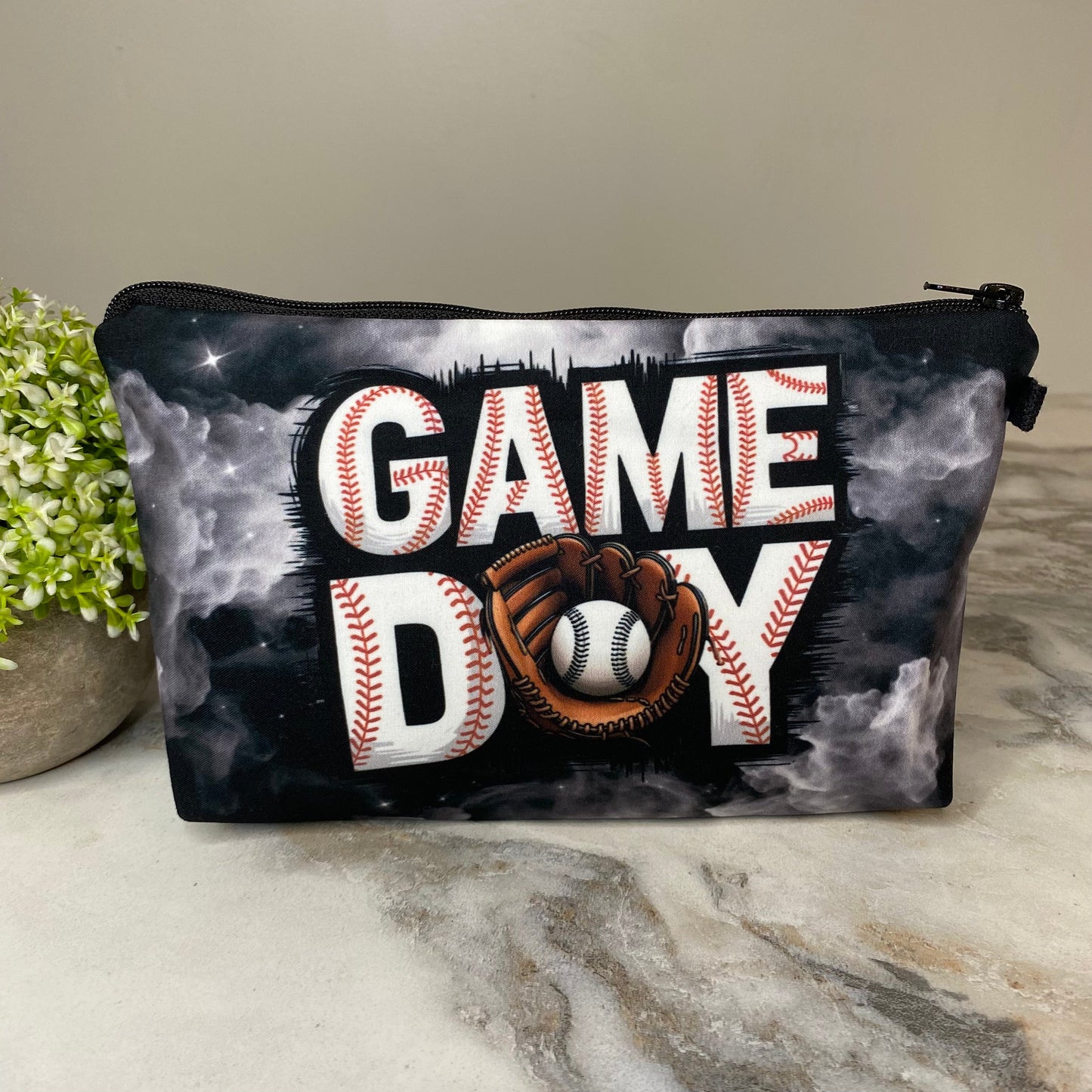 Pouch - Baseball, Game Day Grey