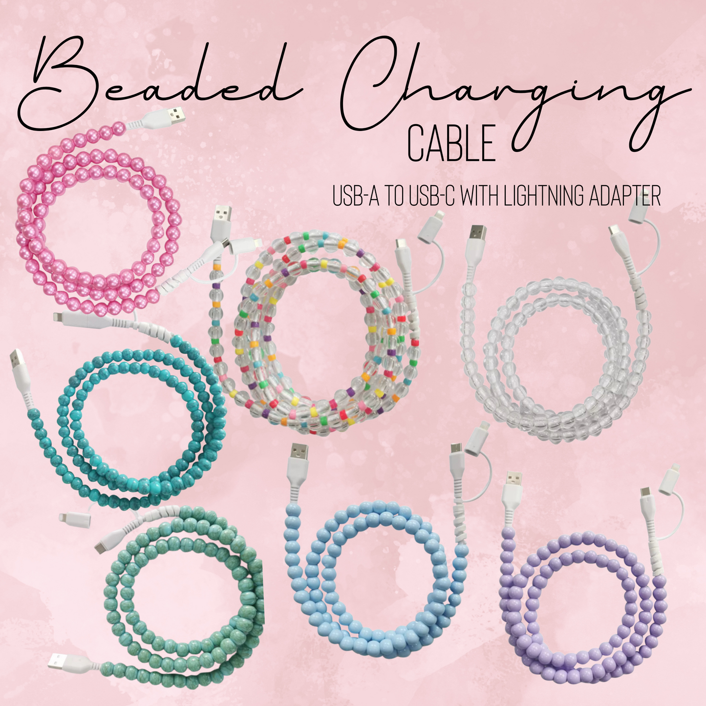 Charging Cord - Beaded #2