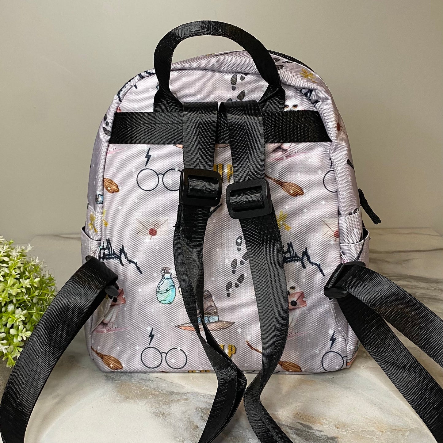 Mini Backpack - Magic on Grey