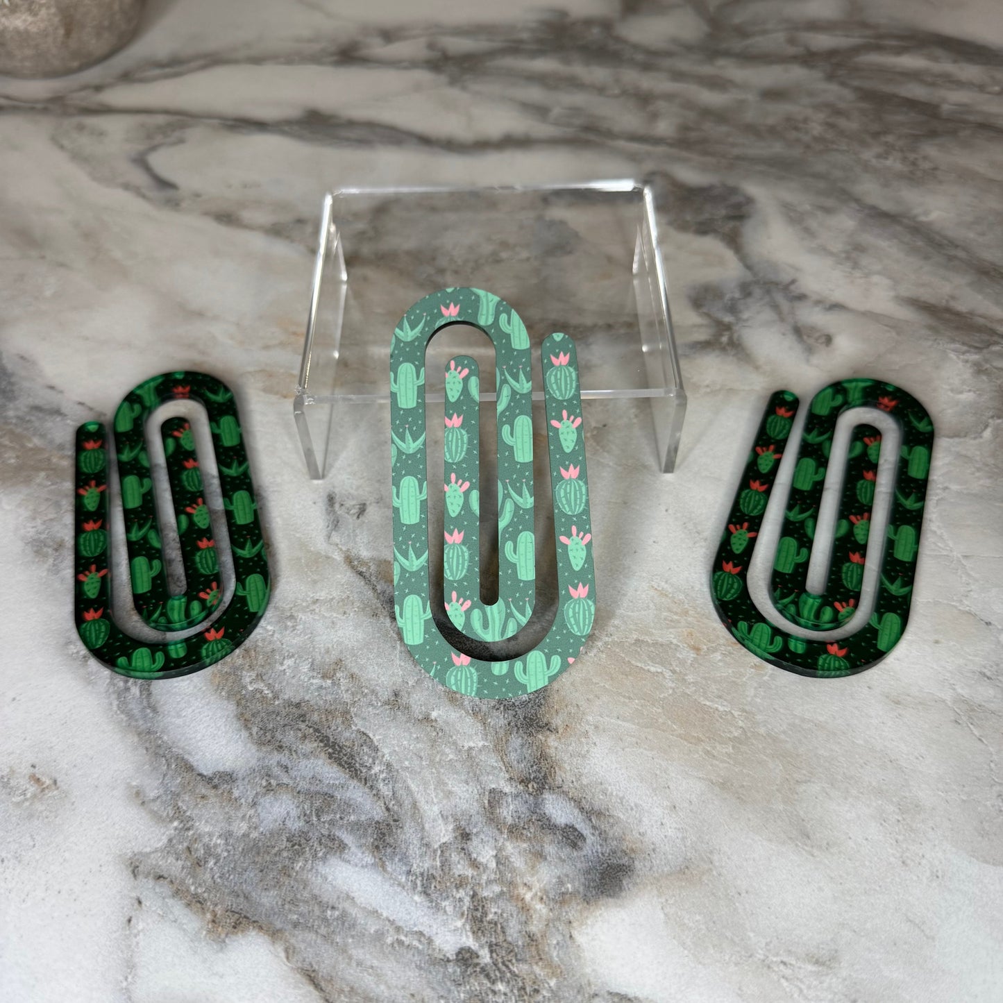 Jumbo Paperclip - Cactus