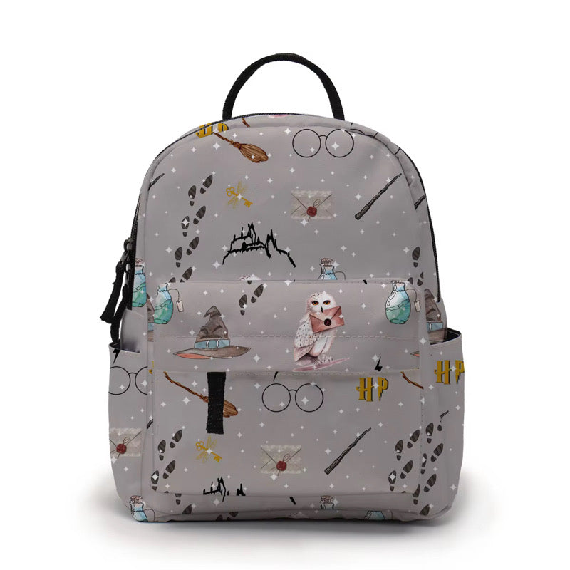 Mini Backpack - Magic on Grey