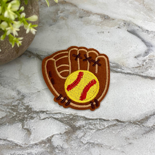 Patch Embroidered - Softball Glove