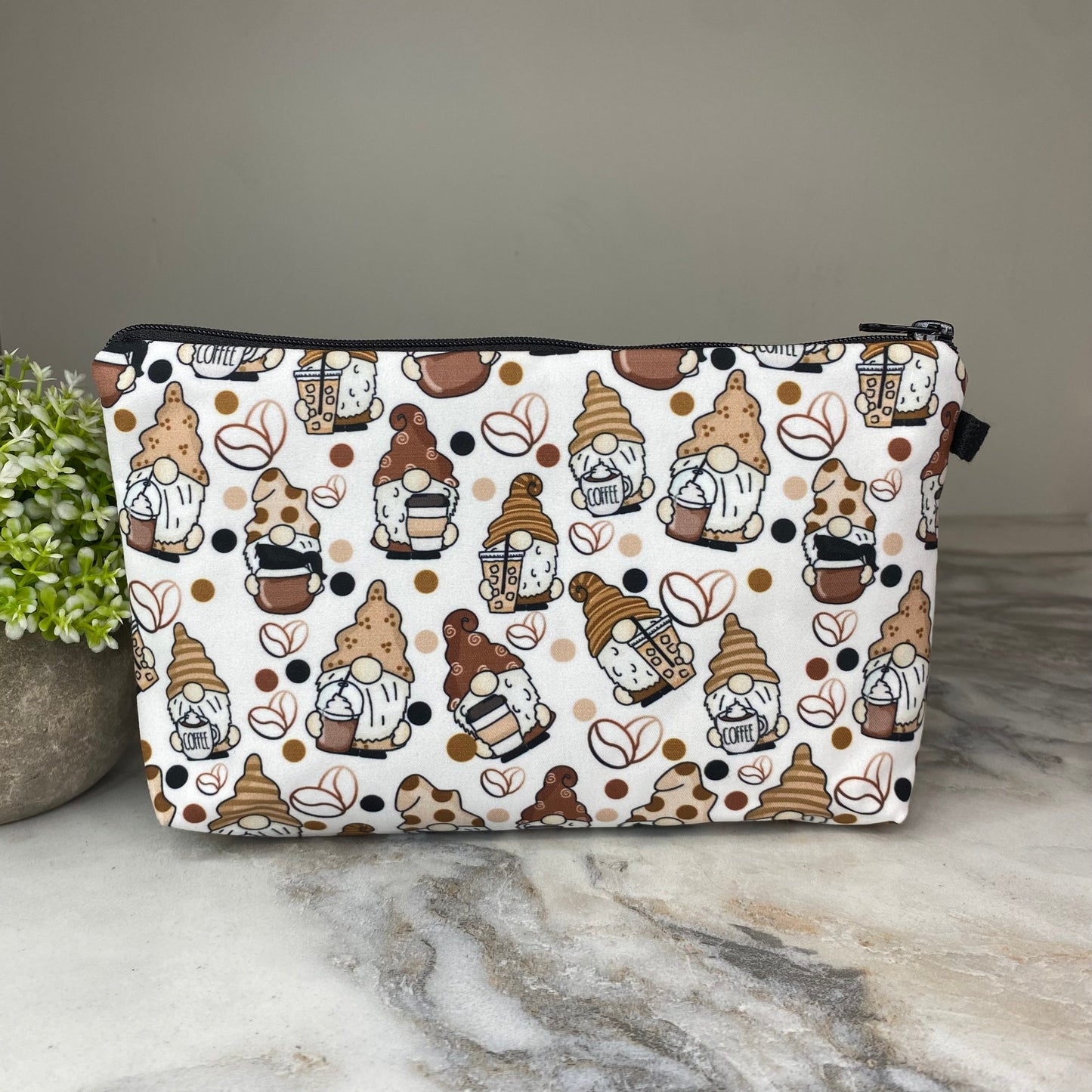Pouch - Gnome Coffee All Over Design