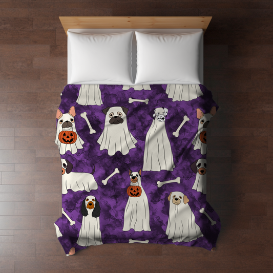 Blanket - Halloween - Ghost Dogs - PREORDER