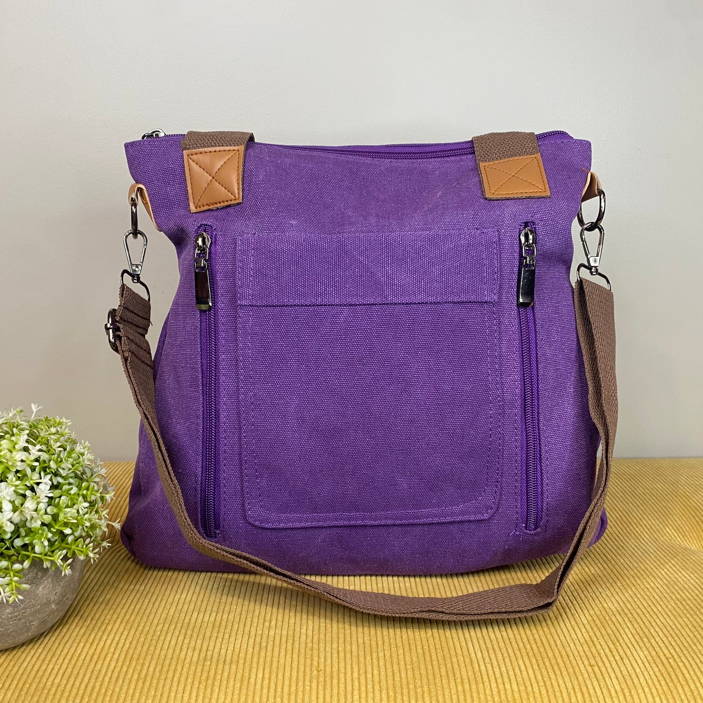 Caitlin - Canvas Satchel