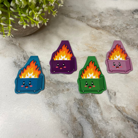 Bookmark - Dumpster Fire Magnetic Mix