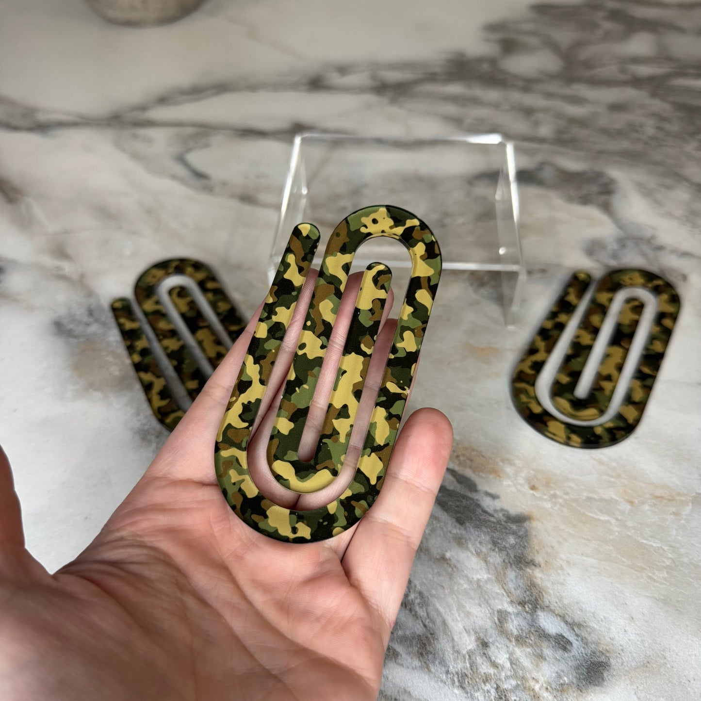 Jumbo Paperclip - Camo