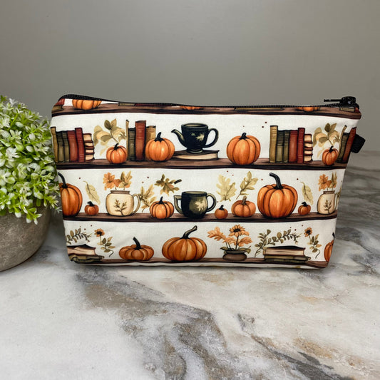 Pouch - Pumpkin Tea Book Shelf