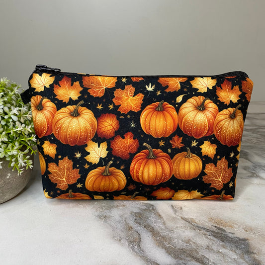Pouch - Pumpkins & Leaves