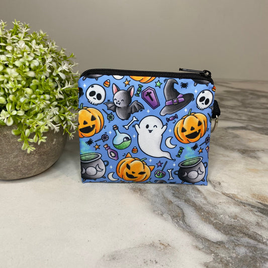 Mini Pouch - Halloween - Blue Friends
